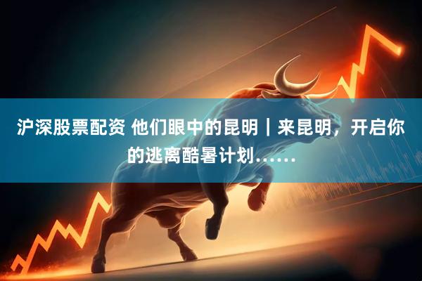沪深股票配资 他们眼中的昆明｜来昆明，开启你的逃离酷暑计划……